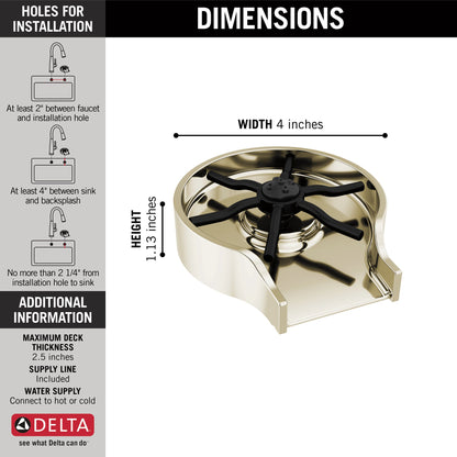 Delta GR250 Metal Glass Rinser