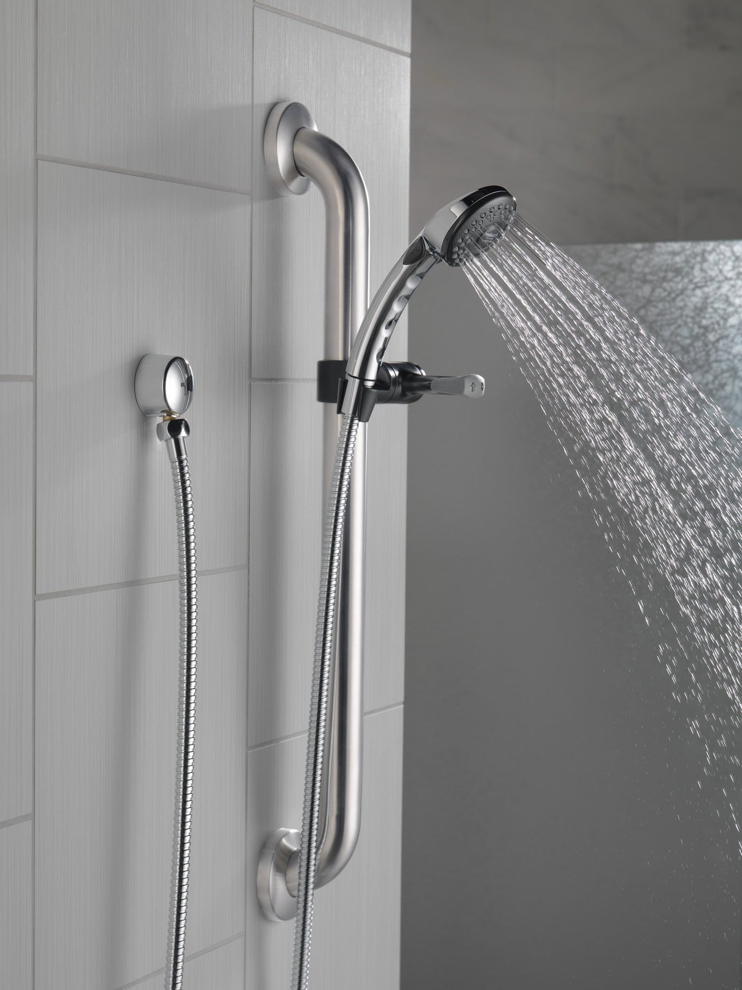 Peerless Universal Showering Components P62410 Slide Bar and Handshower - ADA