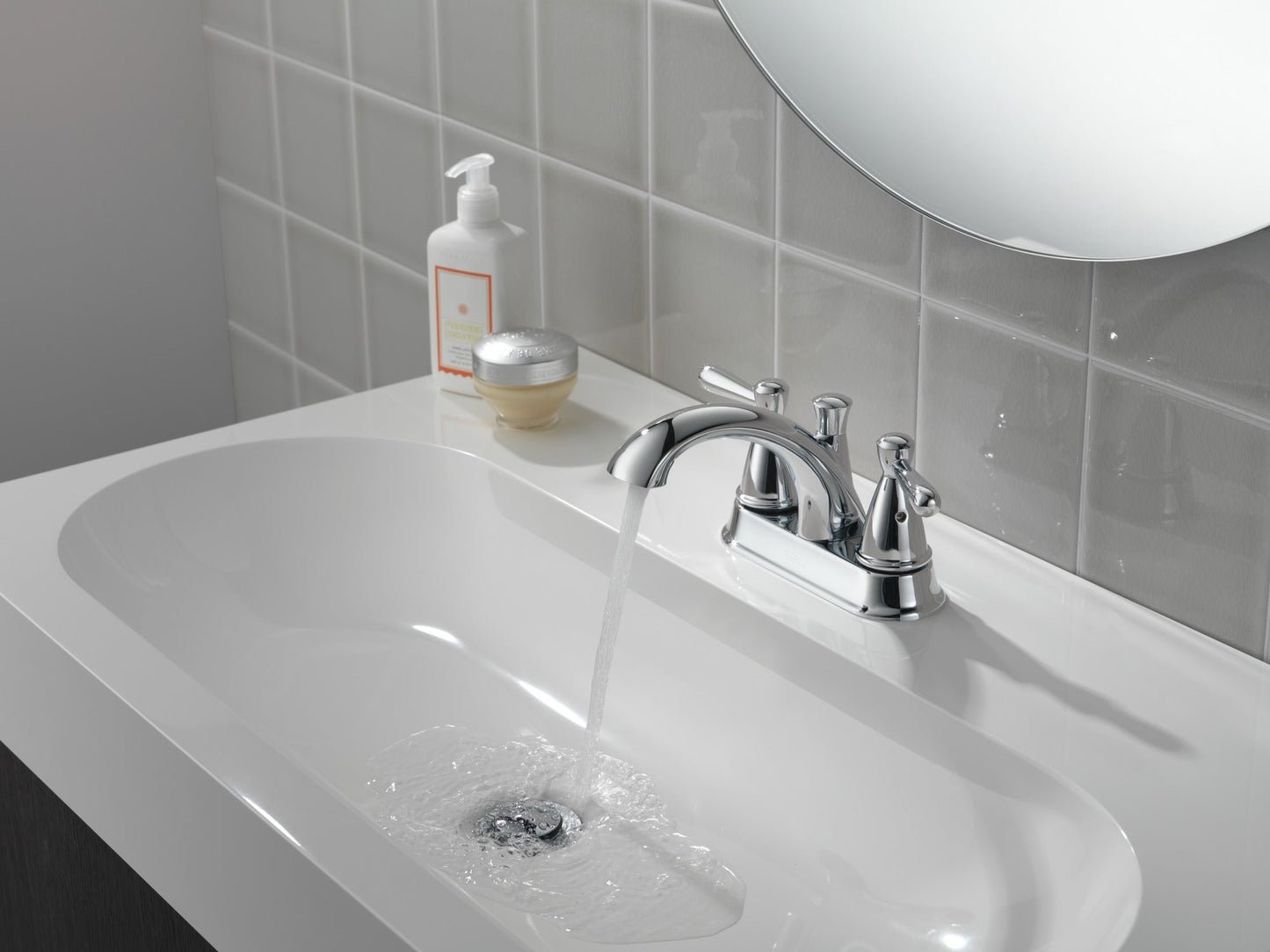 Peerless Retail Channel Product P99640LF Two Handle Centerset Bathroom Faucet