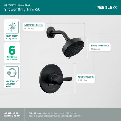 Peerless Precept PTT188782 Shower Only Trim Kit