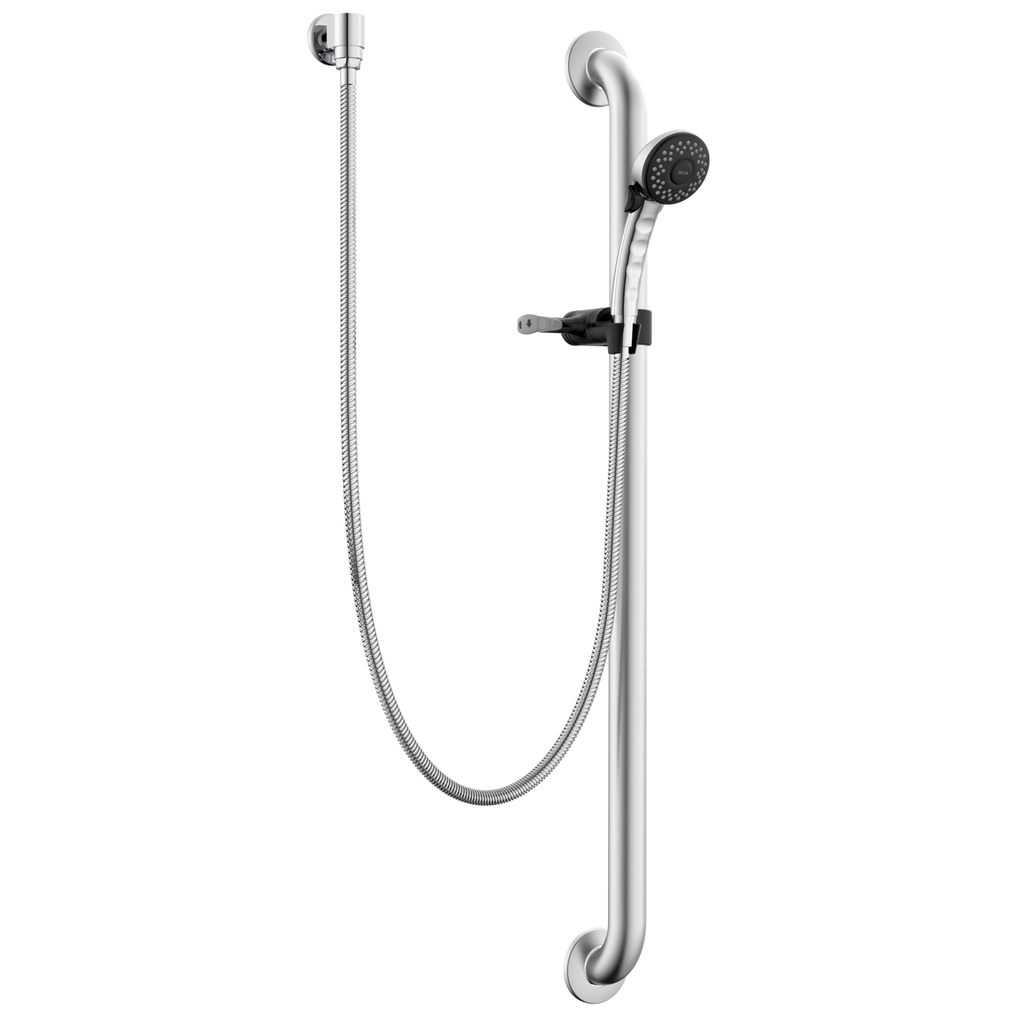 Commercial HDF RPW336HDF Single Function Hand Shower with Grab Bar and Elbow