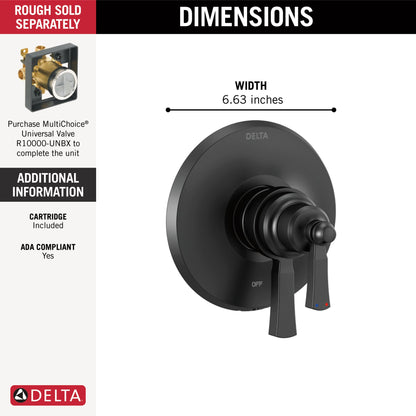 Delta Dorval T17056 Monitor 17 Series Valve Trim Only