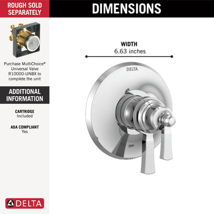 Delta Dorval T17T056 TempAssure 17T Series Valve Only Trim