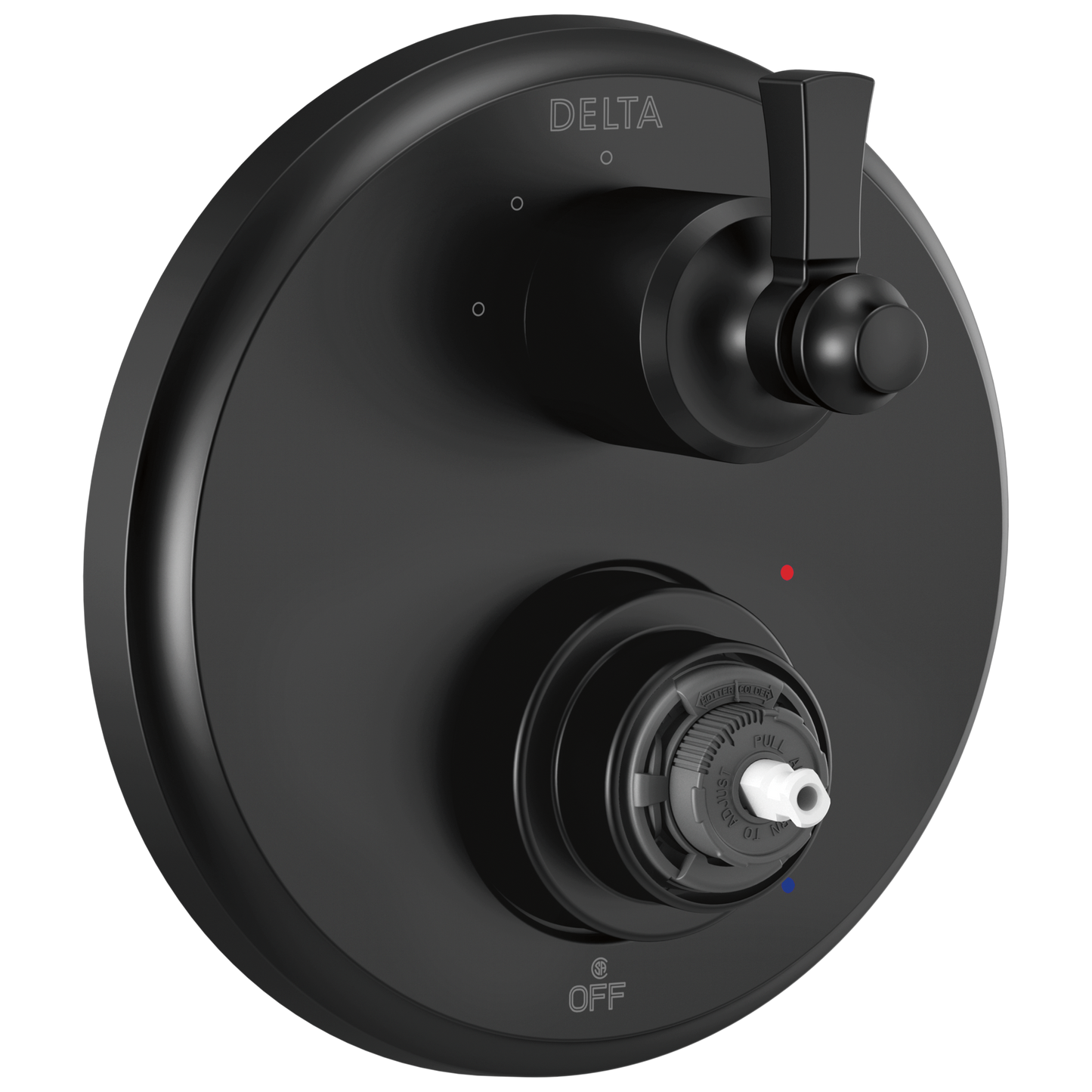 Delta Dorval T24856 Traditional 2-Handle Monitor 14 Series Valve Trim with 3 Setting Diverter