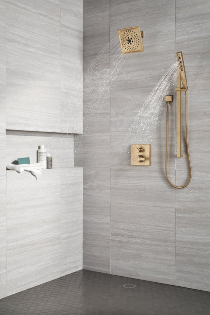 Delta Ara T24867 Angular Modern Monitor 14 Series Valve Trim with 3-Setting Integrated Diverter