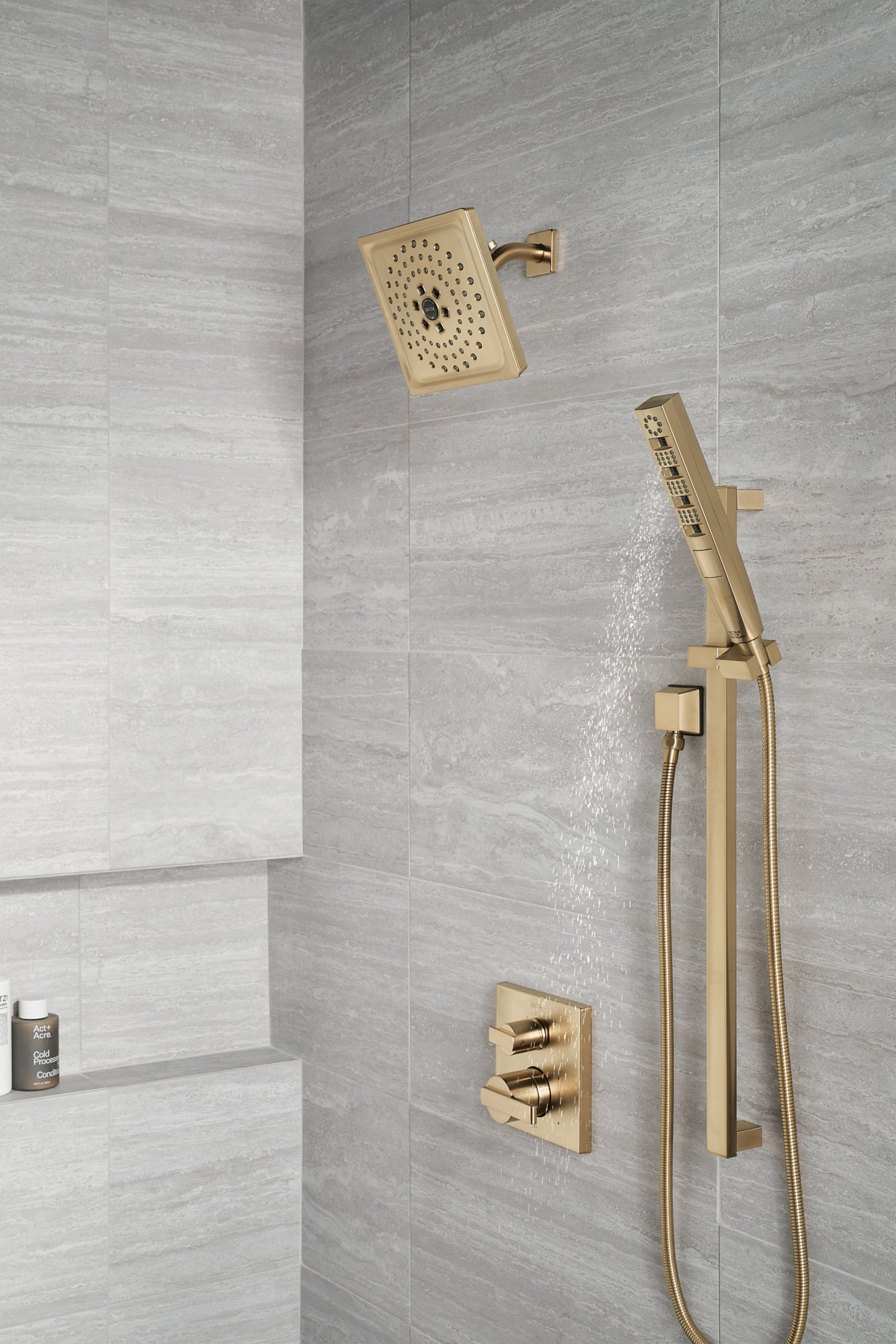 Delta Ara T24867 Angular Modern Monitor 14 Series Valve Trim with 3-Setting Integrated Diverter