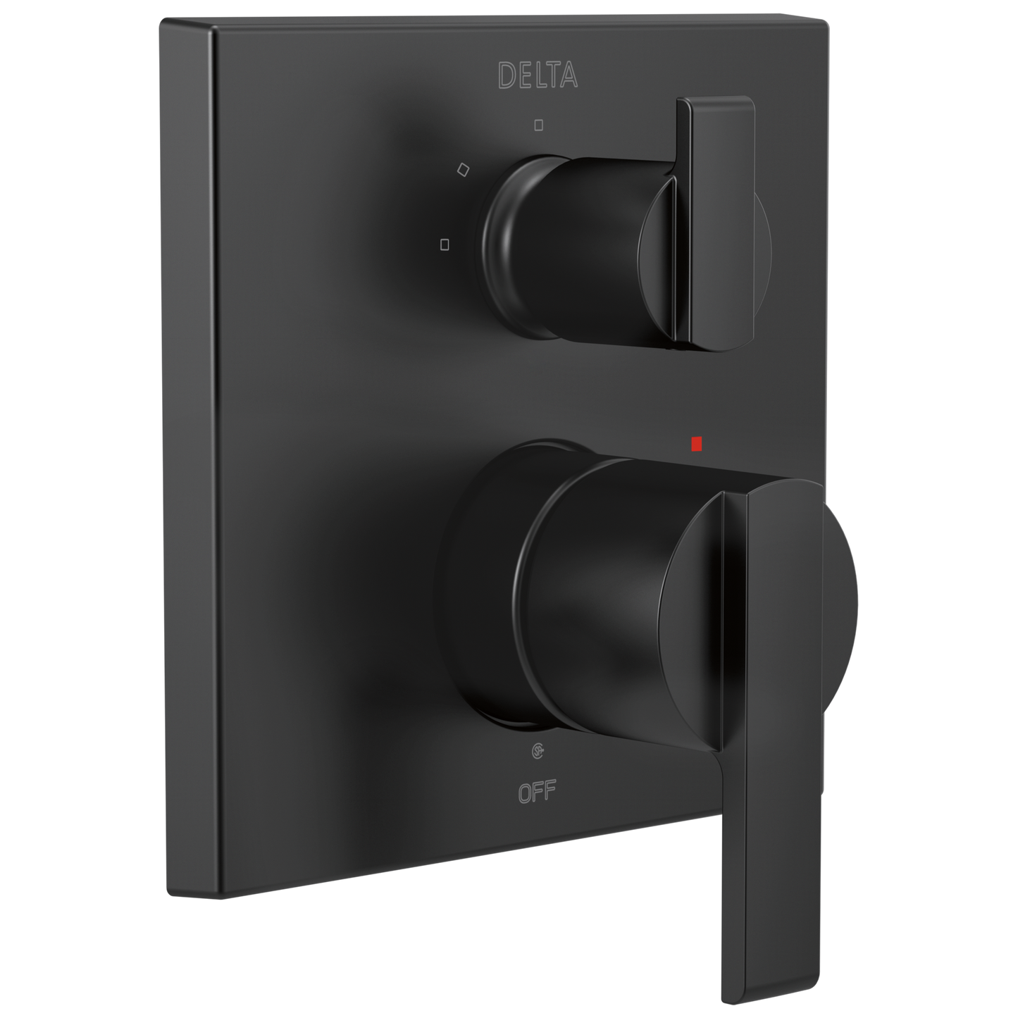 Delta Ara T24867 Angular Modern Monitor 14 Series Valve Trim with 3-Setting Integrated Diverter