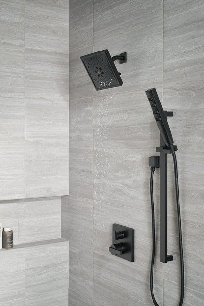 Delta Ara T24867 Angular Modern Monitor 14 Series Valve Trim with 3-Setting Integrated Diverter