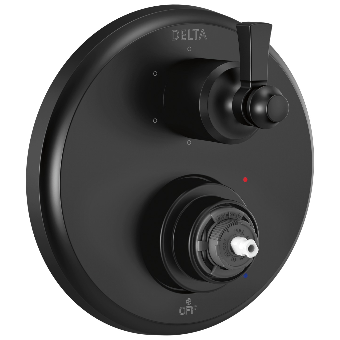 Delta Dorval T24956 Traditional 2-Handle Monitor 14 Series Valve Trim with 6 Setting Diverter
