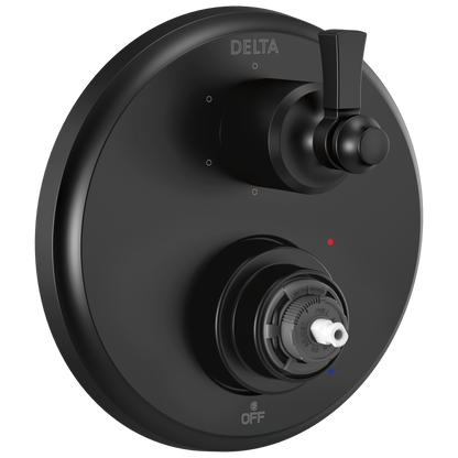 Delta Dorval T24956 Traditional 2-Handle Monitor 14 Series Valve Trim with 6 Setting Diverter