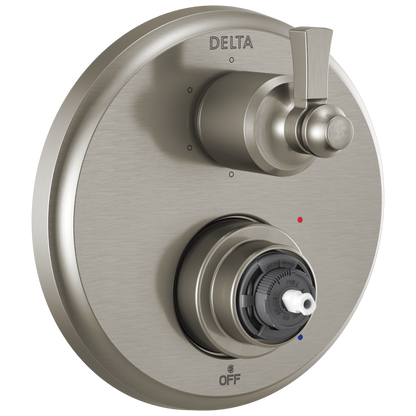 Delta Dorval T24956 Traditional 2-Handle Monitor 14 Series Valve Trim with 6 Setting Diverter