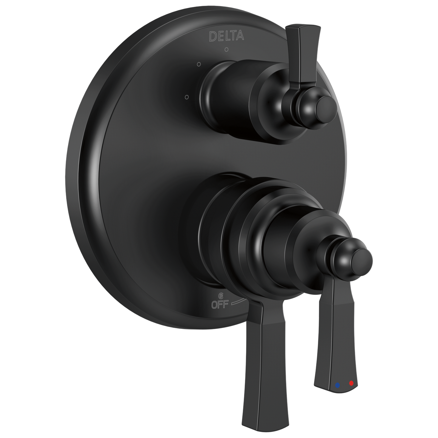 Delta Dorval T27856 Traditional 2-Handle Monitor 17 Series Valve Trim with 3 Setting Diverter