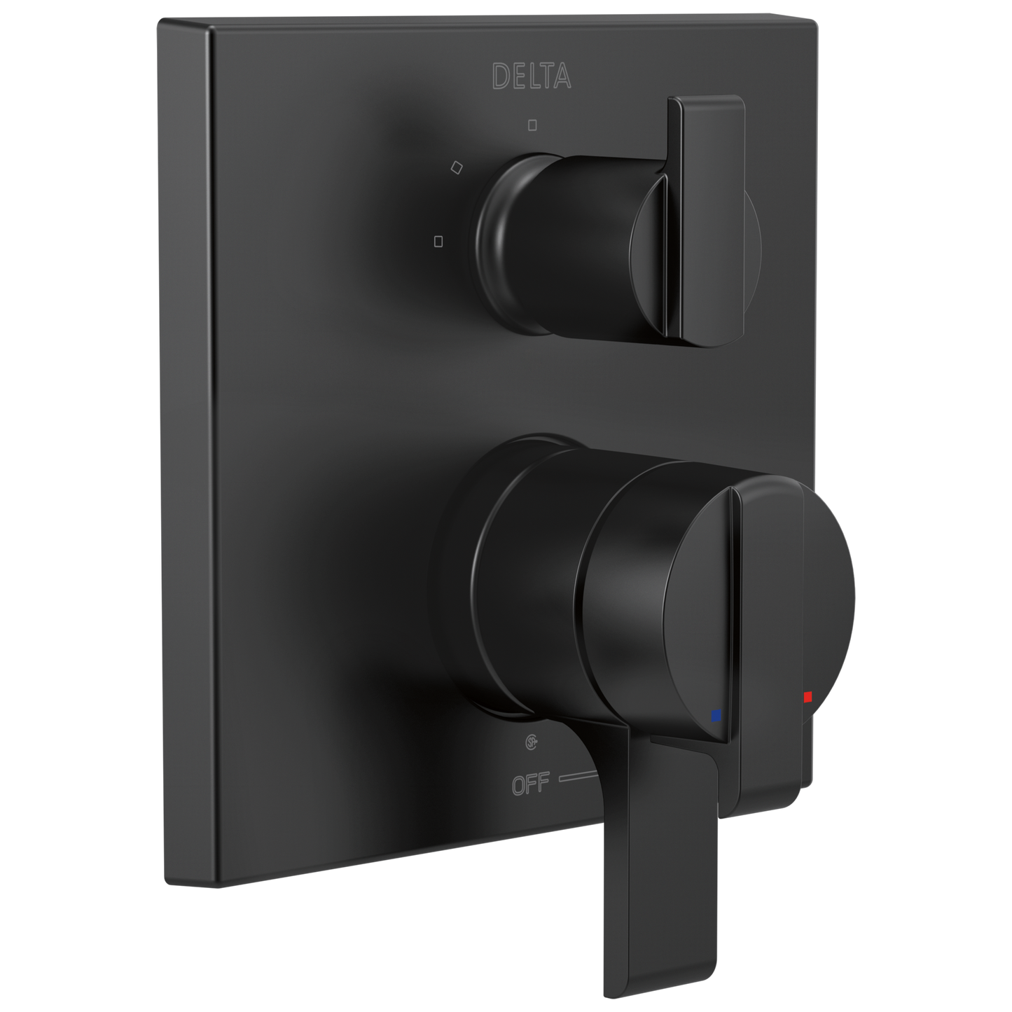 Delta Ara T27867 Angular Modern Monitor 17 Series Valve Trim with 3-Setting Integrated Diverter