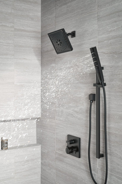 Delta Ara T27867 Angular Modern Monitor 17 Series Valve Trim with 3-Setting Integrated Diverter