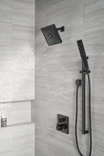 Delta Ara T27867 Angular Modern Monitor 17 Series Valve Trim with 3-Setting Integrated Diverter