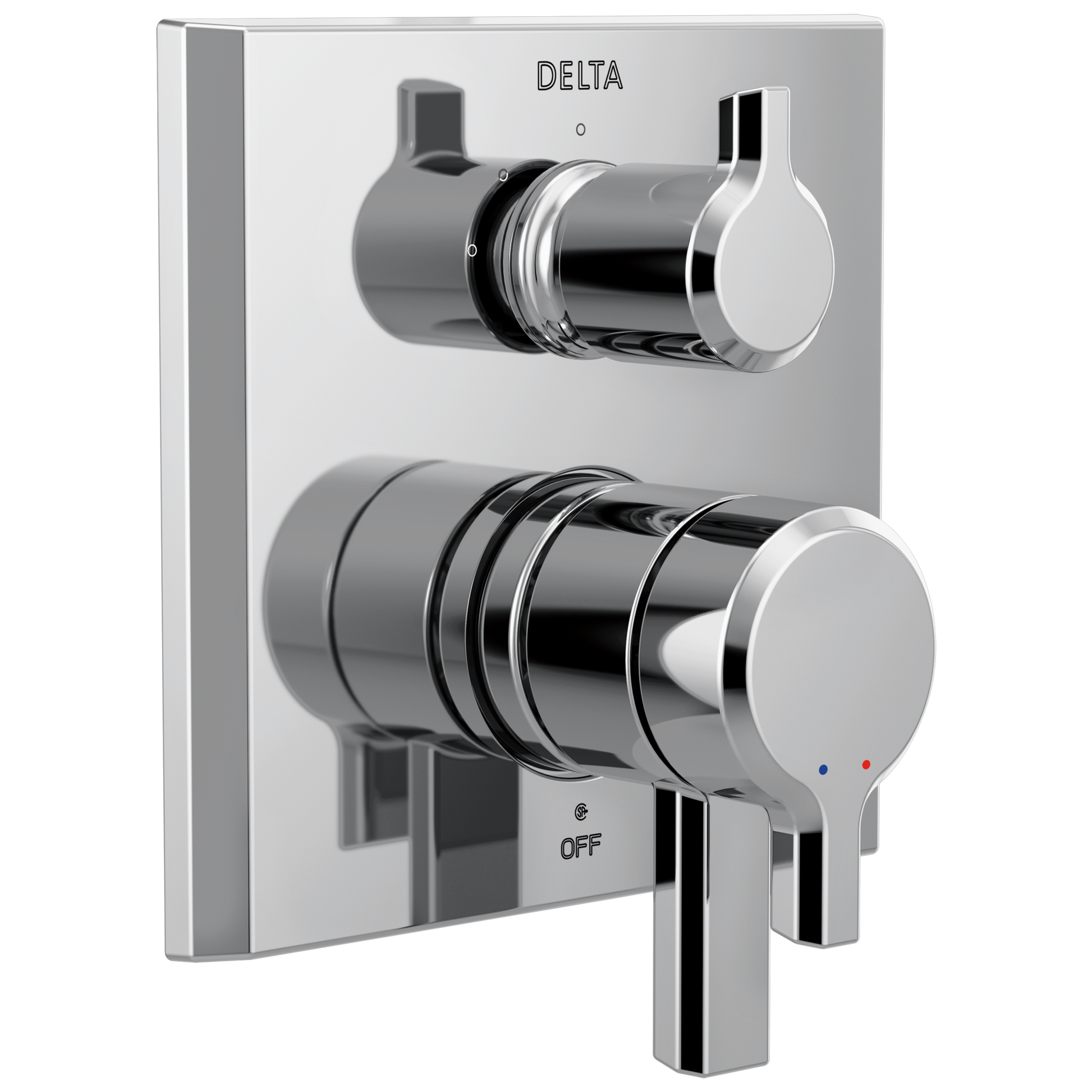 Delta Pivotal T27899 Monitor 17 Series Valve Trim with 3-Setting Integrated Diverter, lumicoat chrome