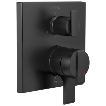 Delta Ara T27967 Angular Modern Monitor 17 Series Valve Trim with 6-Setting Integrated Diverter