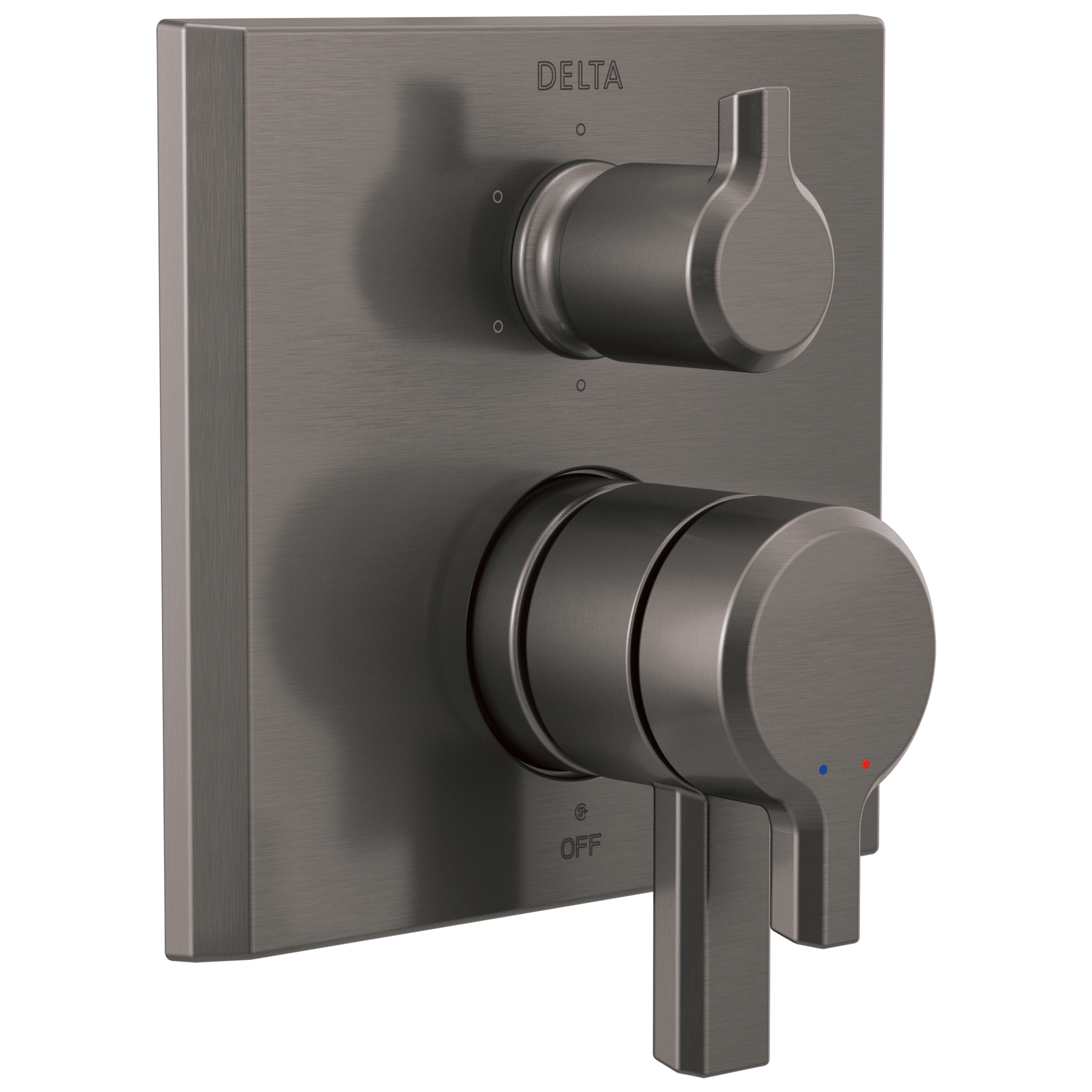 Delta Pivotal T27999 Monitor 17 Series Valve Trim with 6-Setting Integrated Diverter, lumicoat black stainless