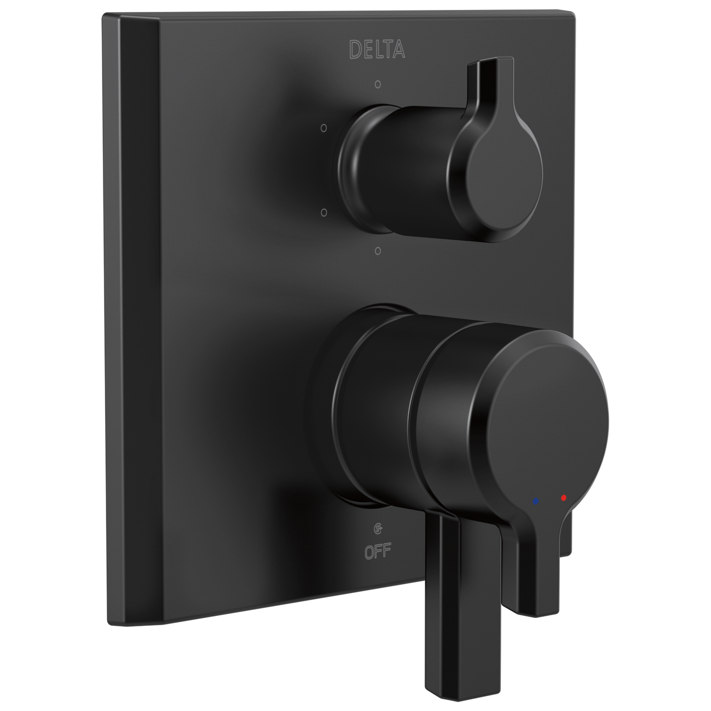 Delta Pivotal T27999 Monitor 17 Series Valve Trim with 6-Setting Integrated Diverter, matte black