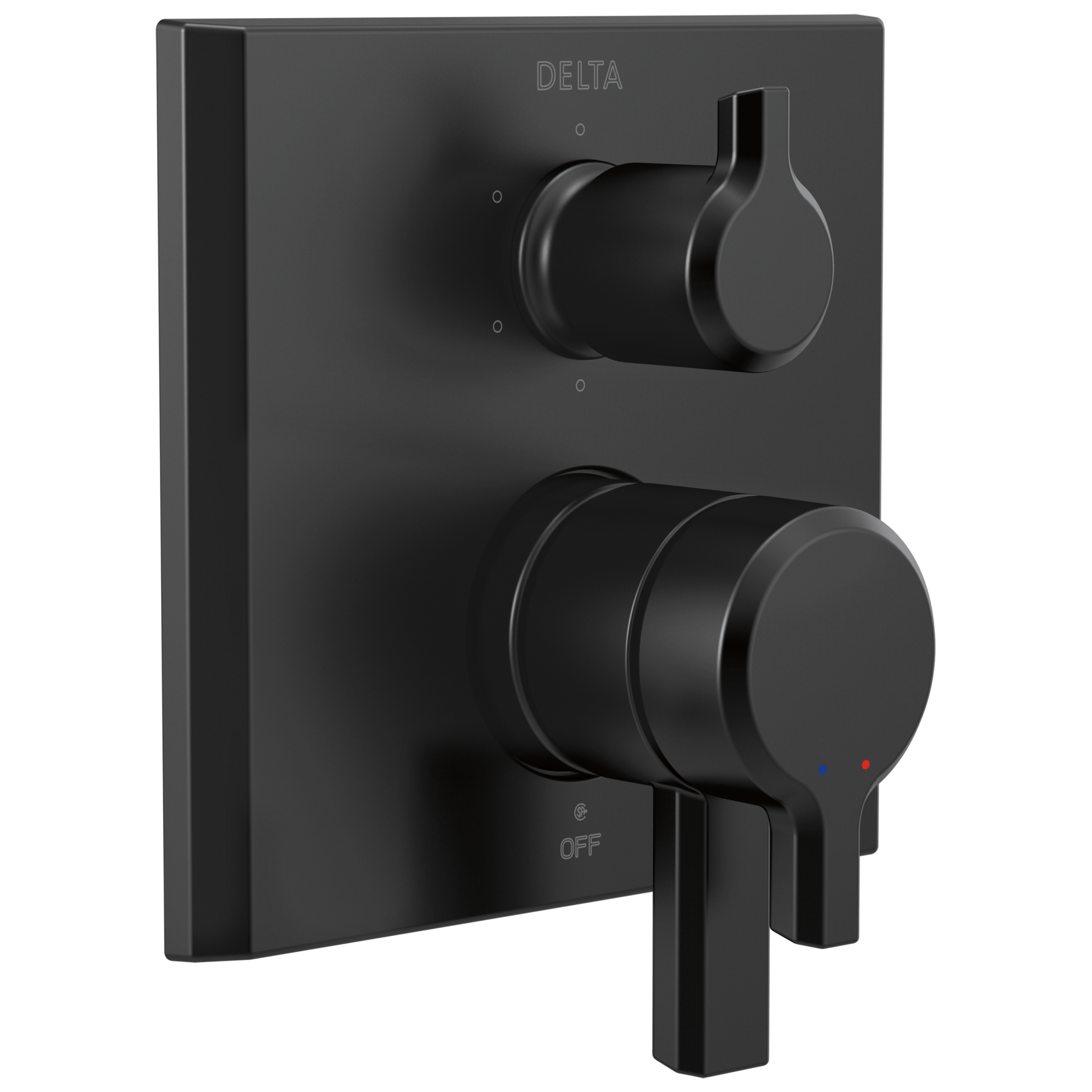 Delta Pivotal T27999 Monitor 17 Series Valve Trim with 6-Setting Integrated Diverter, matte black