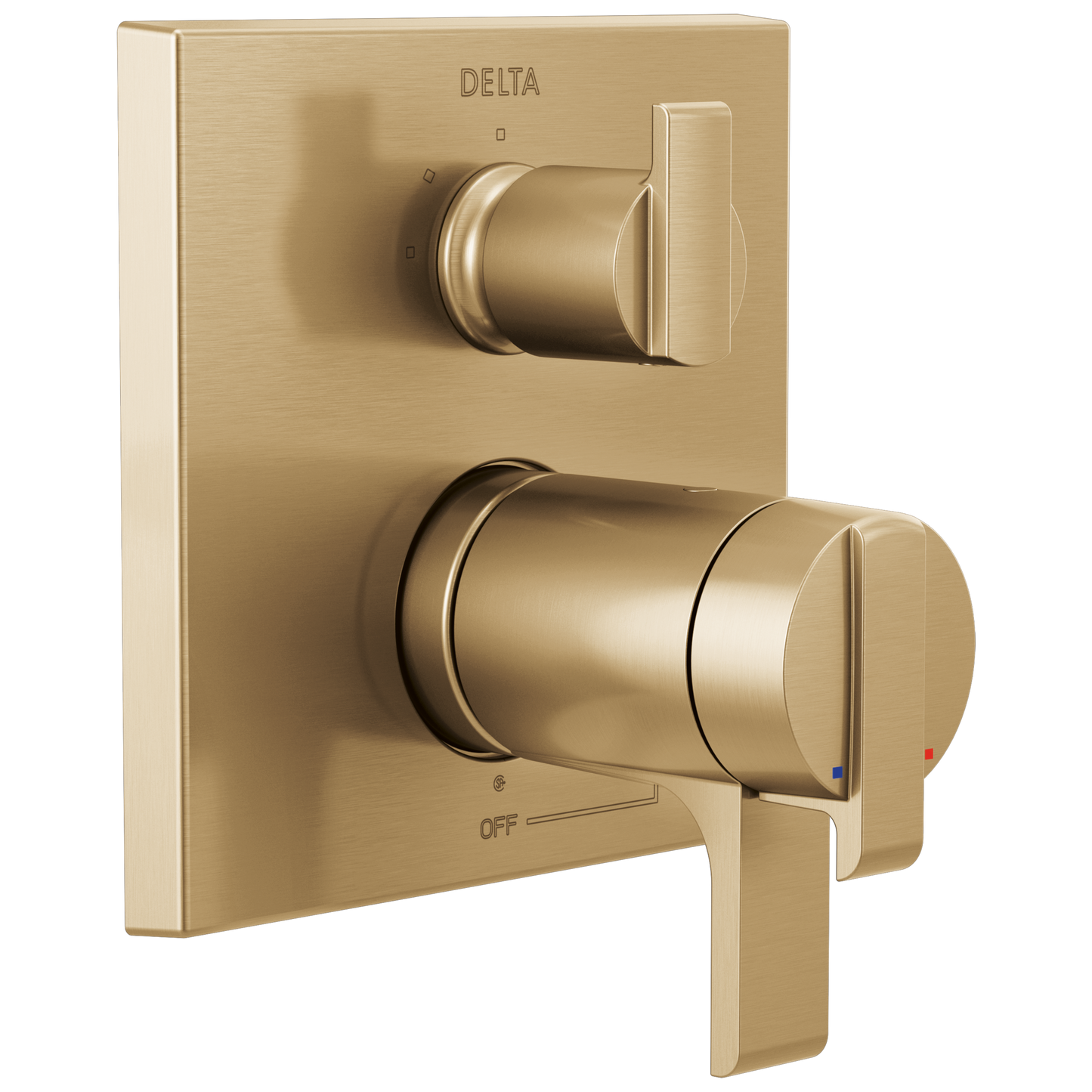 Delta Ara T27T867 Angular Modern TempAssure 17T Series Valve Trim with 3-Setting Integrated Diverter