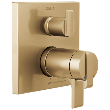 Delta Ara T27T867 Angular Modern TempAssure 17T Series Valve Trim with 3-Setting Integrated Diverter