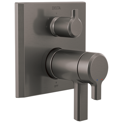 Delta Pivotal: TempAssure 17T Series Valve Trim with 3-Setting Integrated Diverter, lumicoat black stainless