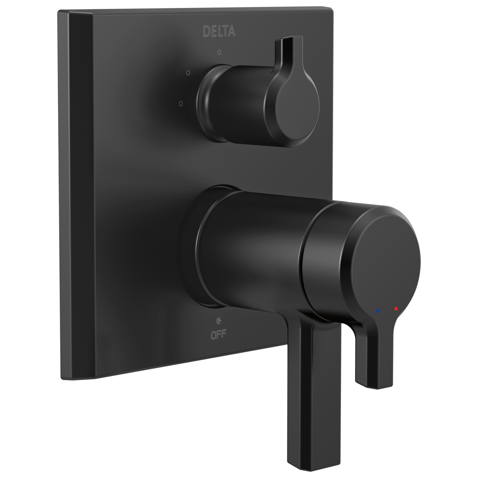 Delta Pivotal: TempAssure 17T Series Valve Trim with 3-Setting Integrated Diverter, matte black