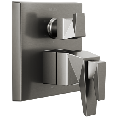 Delta Trillian T27T943 Two-Handle Monitor 17T Series Valve Trim with 6-Setting Diverter