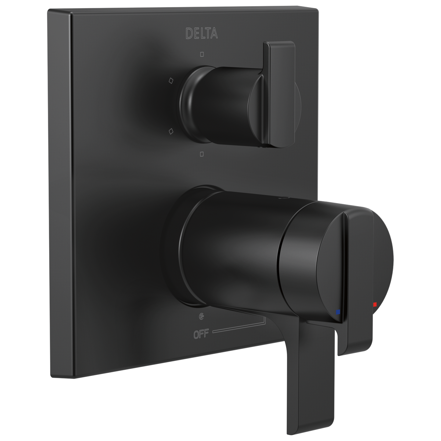 Delta Ara T27T967 Angular Modern TempAssure 17T Series Valve Trim with 6-Setting Integrated Diverter
