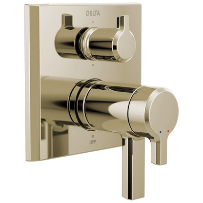 Delta Pivotal: TempAssure 17T Series Valve Trim with 6-Setting Integrated Diverter, lumicoat polished nickel
