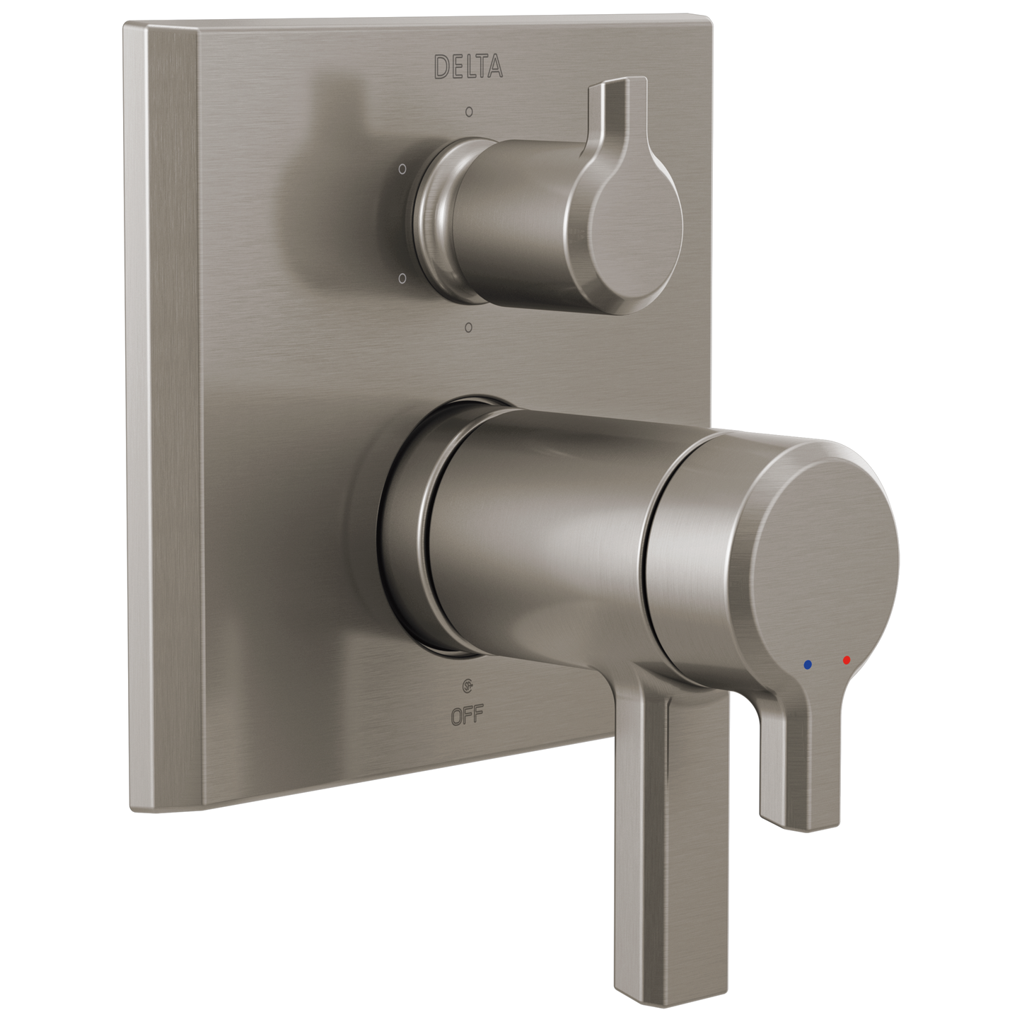 Delta Pivotal: TempAssure 17T Series Valve Trim with 6-Setting Integrated Diverter, lumicoat stainless