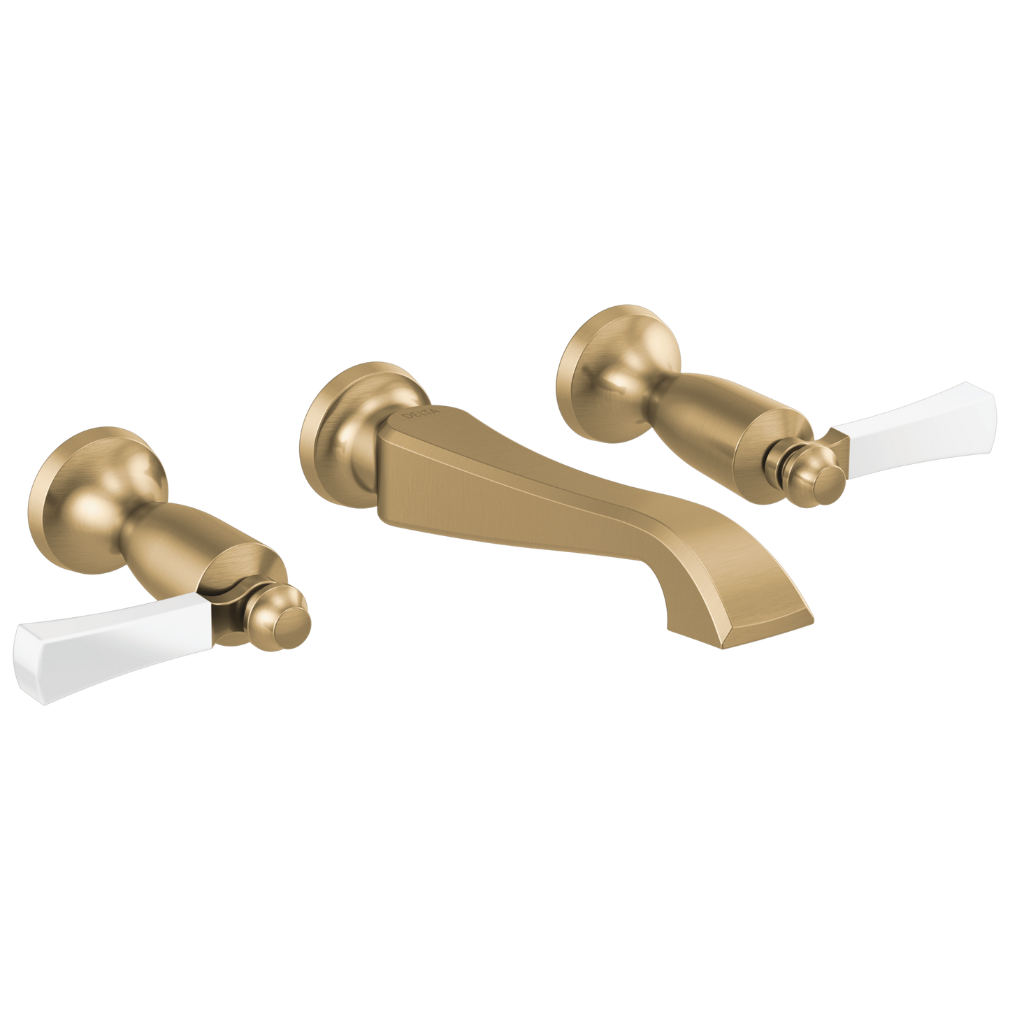 Delta Dorval T3556LF Two Handle Wall Mount Bathroom Faucet Trim Only