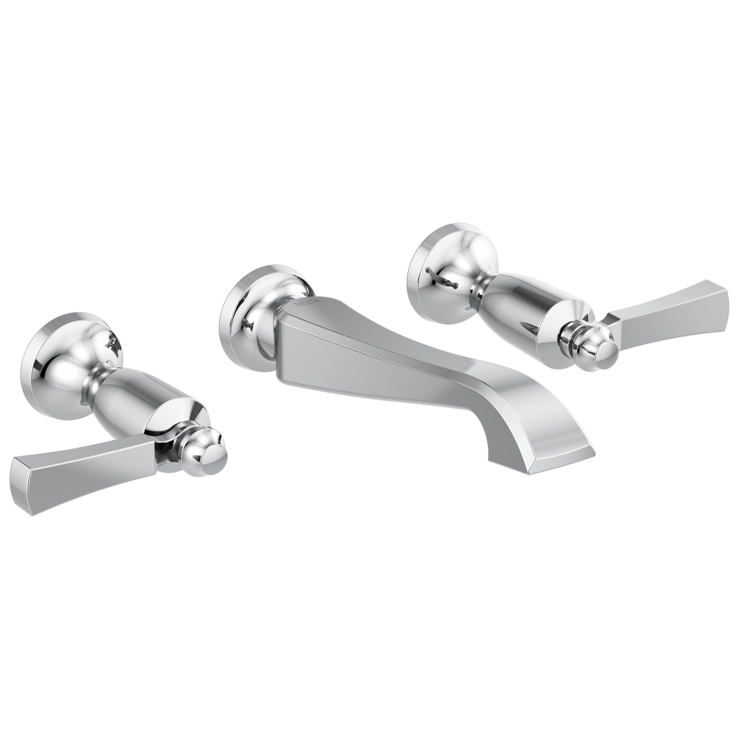Delta Dorval T3556LF Two Handle Wall Mount Bathroom Faucet Trim Only