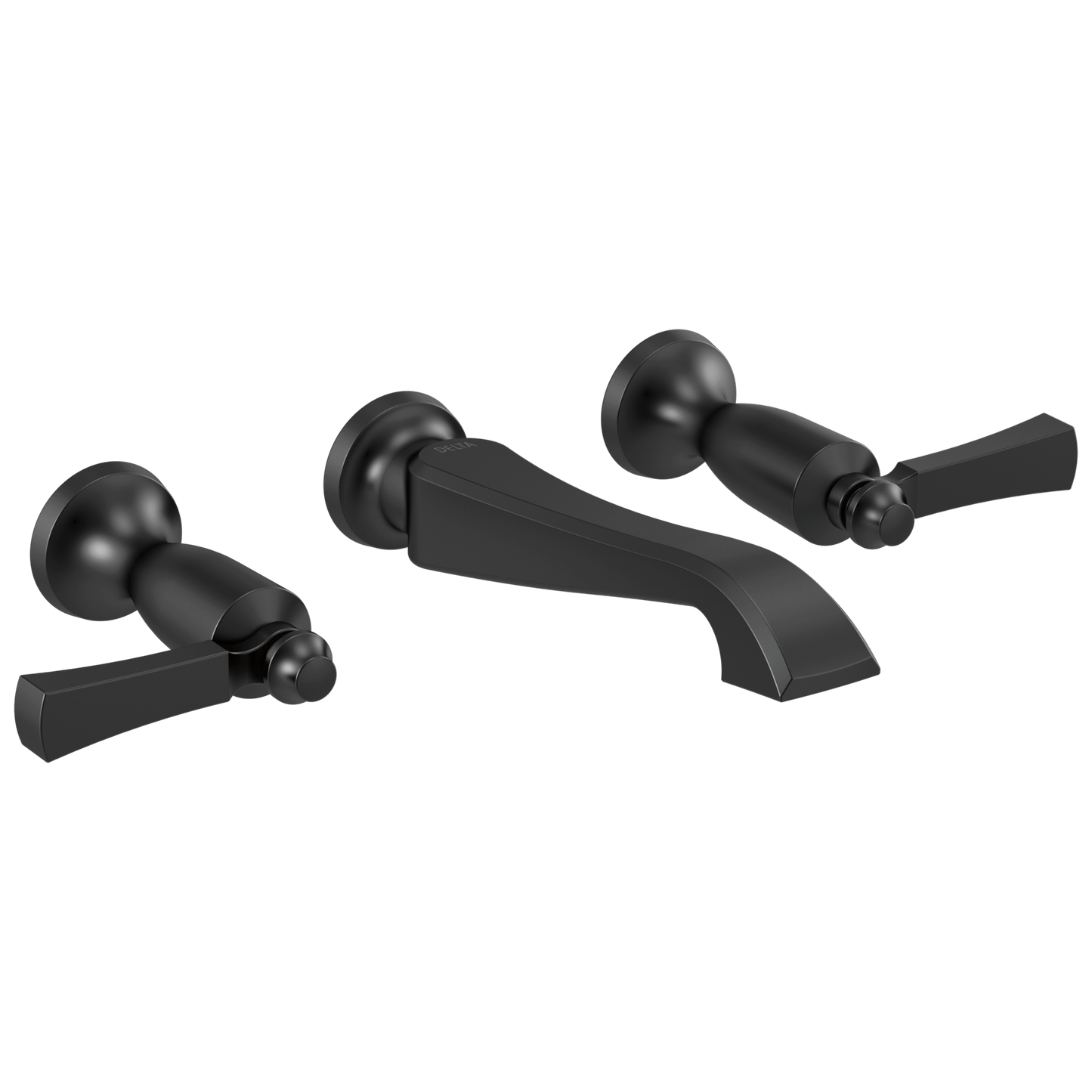 Delta Dorval T3556LF Two Handle Wall Mount Bathroom Faucet Trim Only