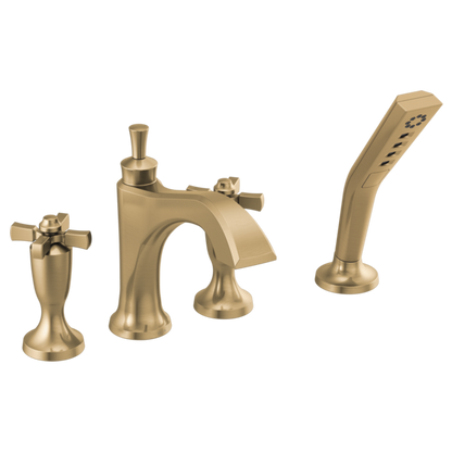 Delta Dorval T4756 Roman Tub with Hand Shower Trim - Less Handles
