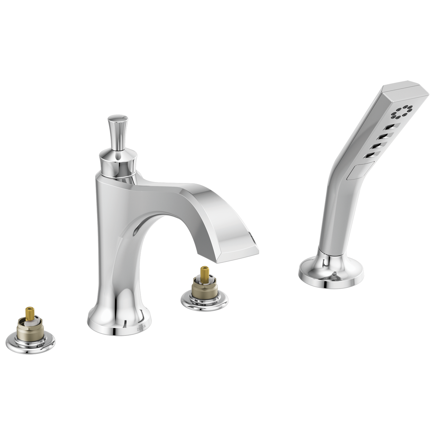 Delta Dorval T4756 Roman Tub with Hand Shower Trim - Less Handles
