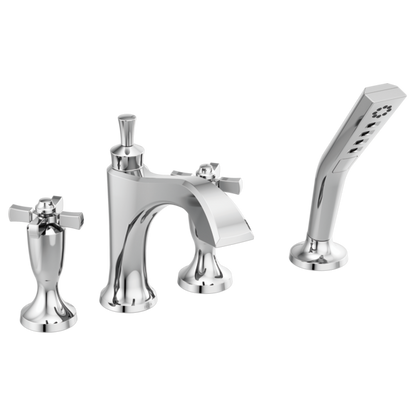Delta Dorval T4756 Roman Tub with Hand Shower Trim - Less Handles