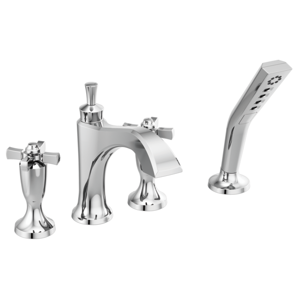 Delta Dorval T4756 Roman Tub with Hand Shower Trim - Less Handles