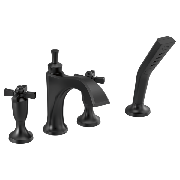 Delta Dorval T4756 Roman Tub with Hand Shower Trim - Less Handles