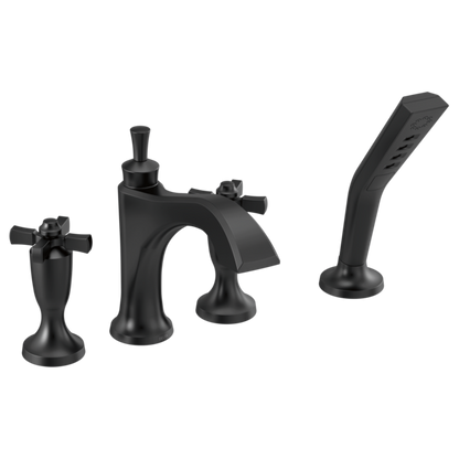 Delta Dorval T4756 Roman Tub with Hand Shower Trim - Less Handles