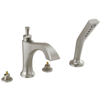Delta Dorval T4756 Roman Tub with Hand Shower Trim - Less Handles