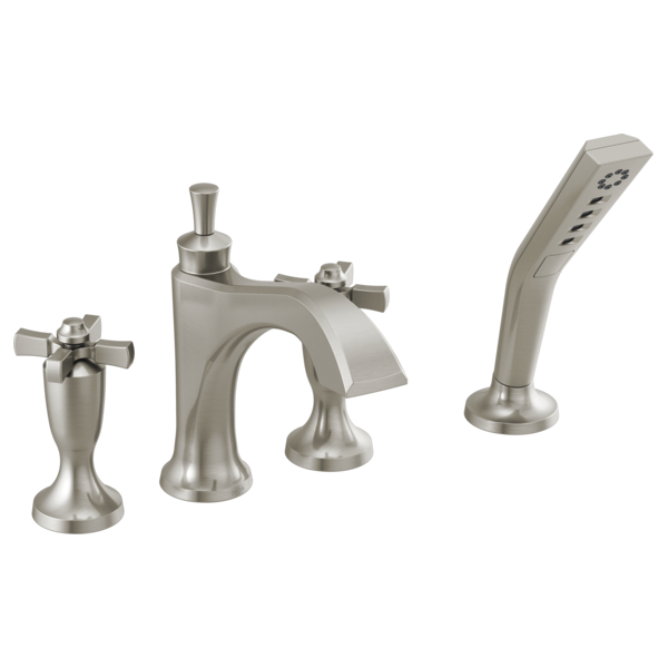 Delta Dorval T4756 Roman Tub with Hand Shower Trim - Less Handles