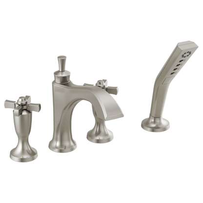 Delta Dorval T4756 Roman Tub with Hand Shower Trim - Less Handles