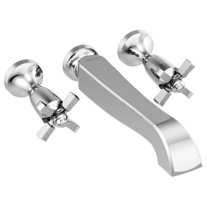 Delta Dorval T5756 Two Handle Wall Mount Tub Filler - Less Handles