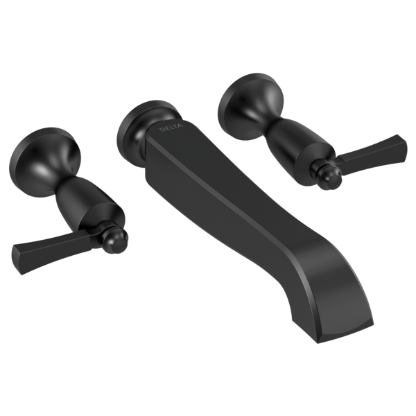Delta Dorval T5756 Two Handle Wall Mount Tub Filler - Less Handles