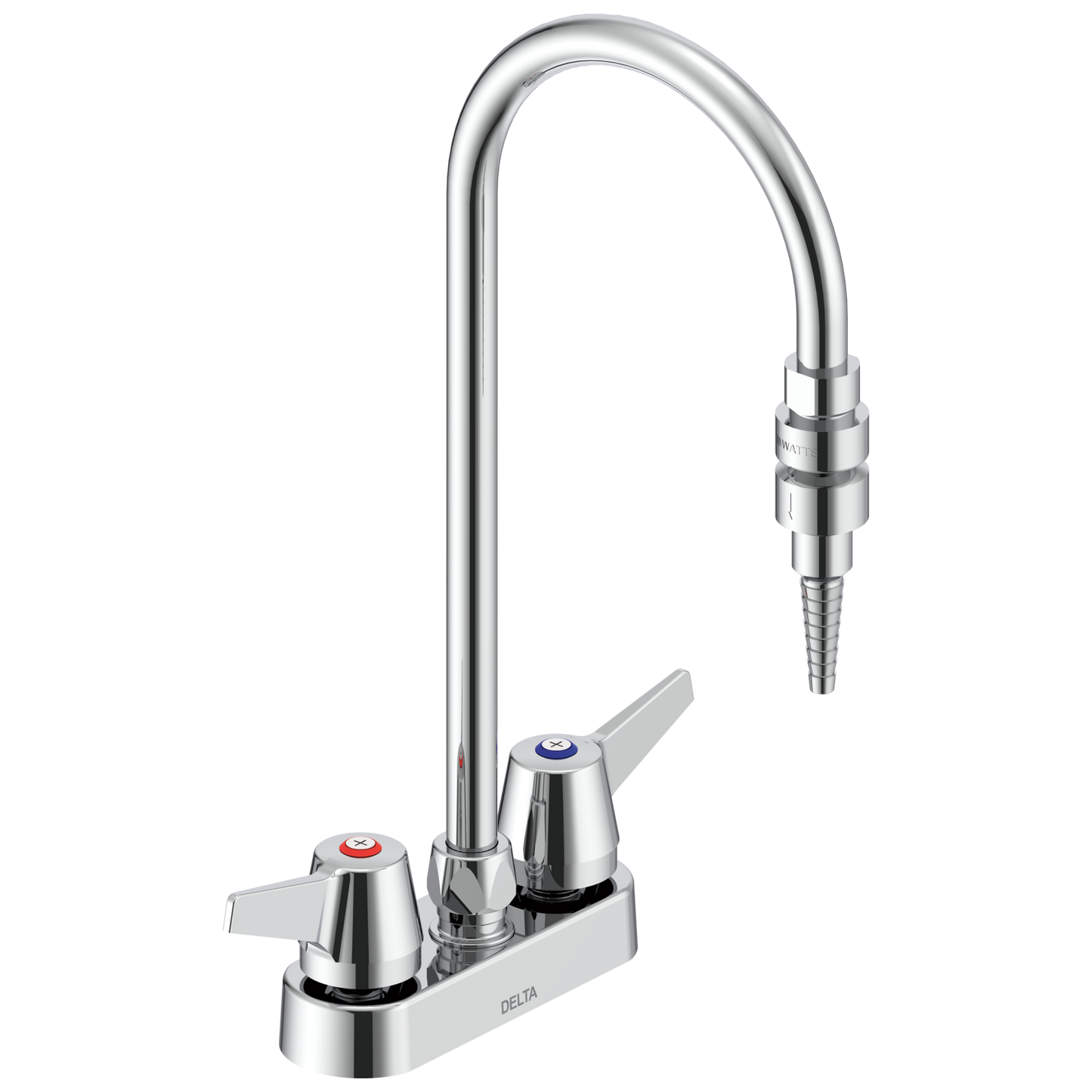 Commercial W67 Series Mixing Faucet W6720 Two Handle 4 In Deck-mount Laboratory Mixing Faucet