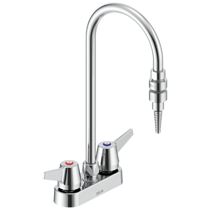 Commercial W67 Series Mixing Faucet W6720 Two Handle 4 In Deck-mount Laboratory Mixing Faucet