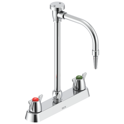 Commercial W67 Series Mixing Faucet W6740 Two Handle 8 In Deck-mount Laboratory Mixing Faucet