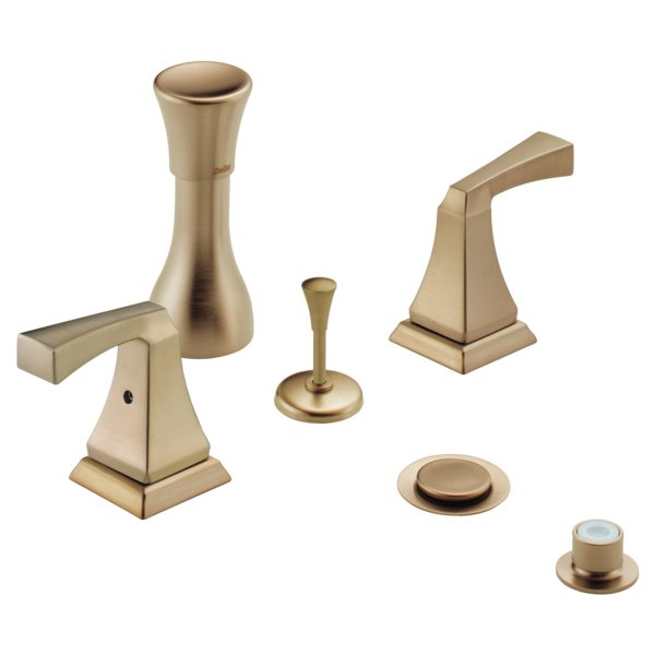 Delta Dryden H251SP Metal Lever Handle Set - 2H Bathroom
